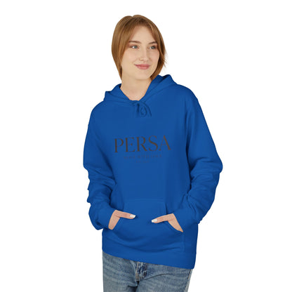 Persa Heart Logo Hoodie — Minimal Monogram Pullover