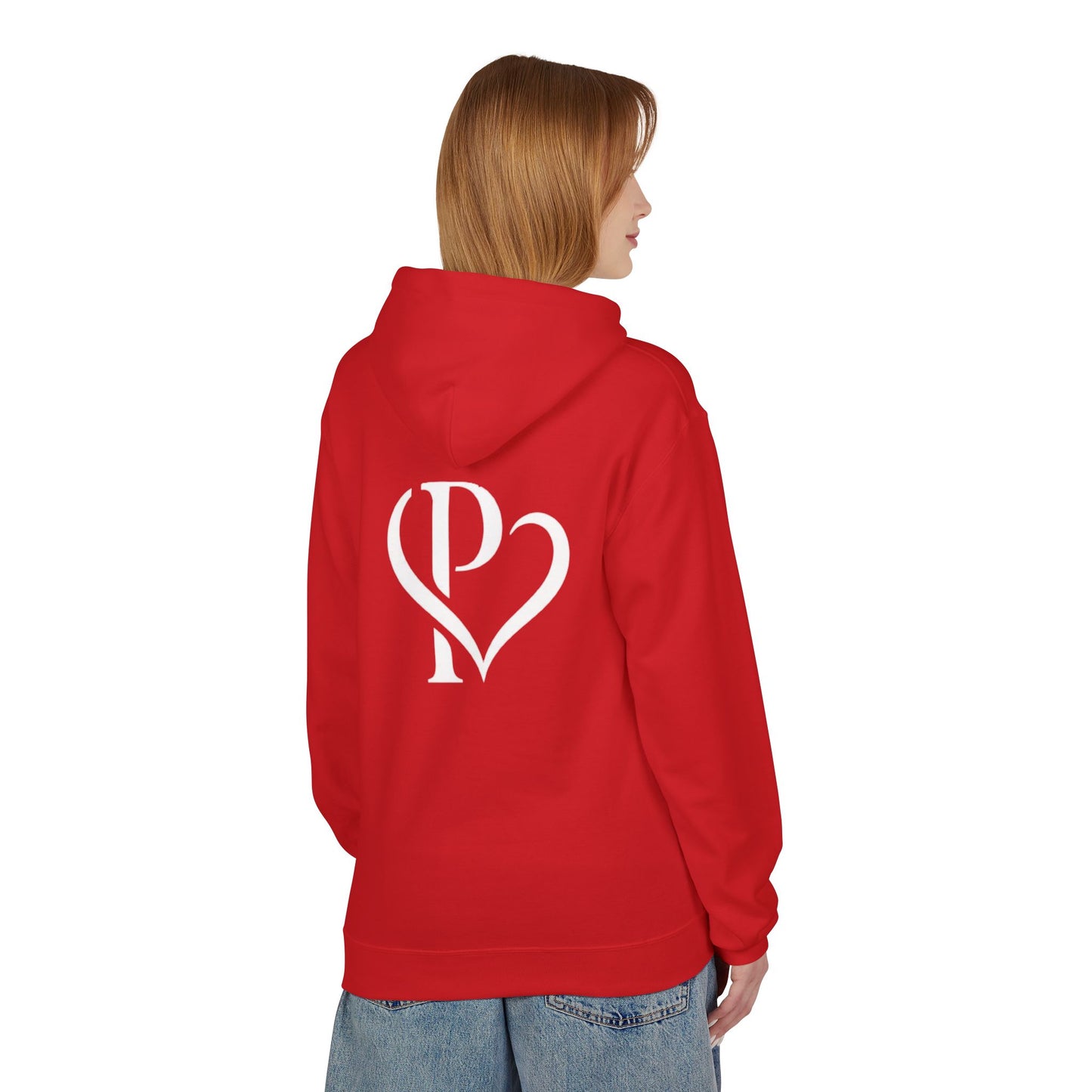Persa Heart Logo Hoodie — Minimal Monogram Pullover