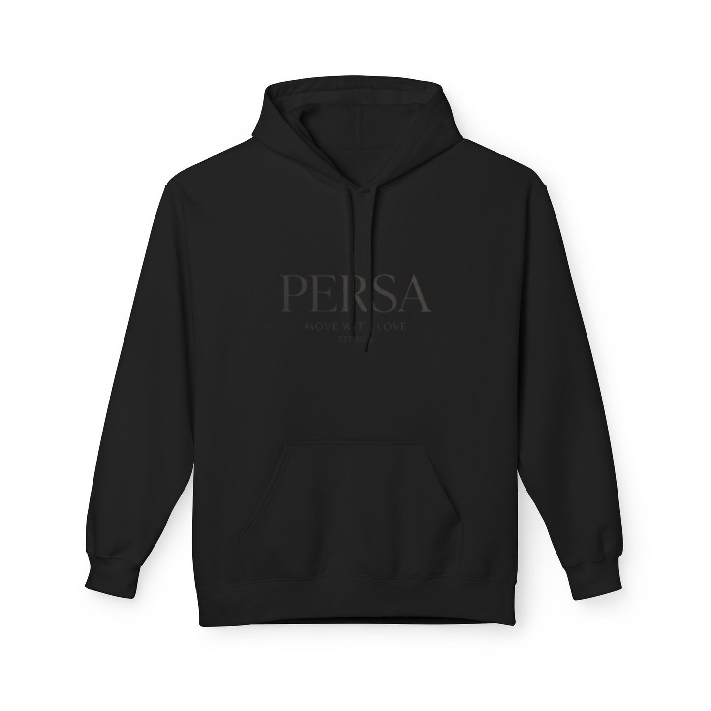 Persa Heart Logo Hoodie — Minimal Monogram Pullover