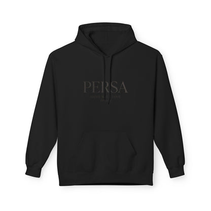 Persa Heart Logo Hoodie — Minimal Monogram Pullover