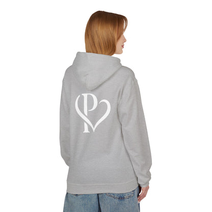 Persa Heart Logo Hoodie — Minimal Monogram Pullover