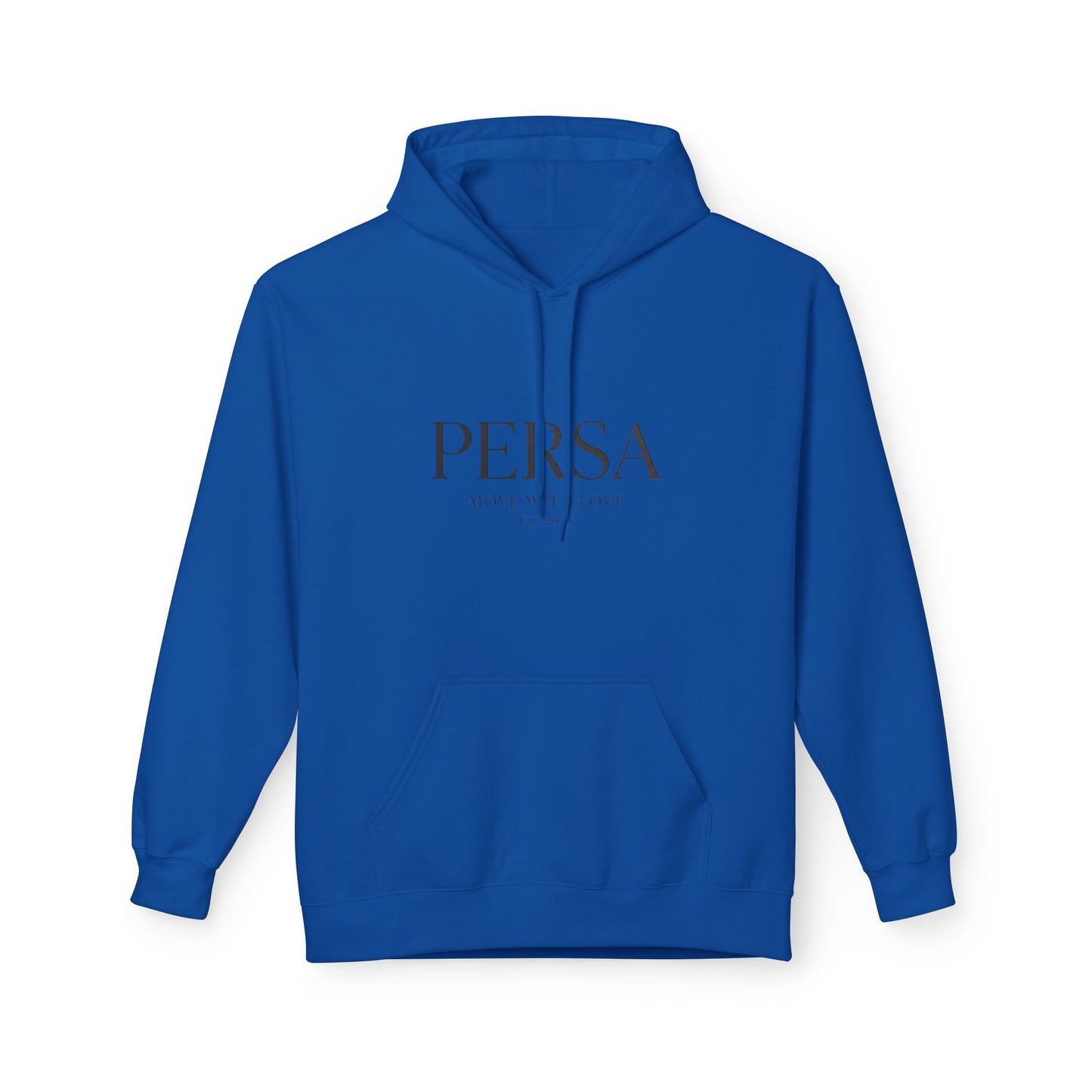 Persa Heart Logo Hoodie — Minimal Monogram Pullover