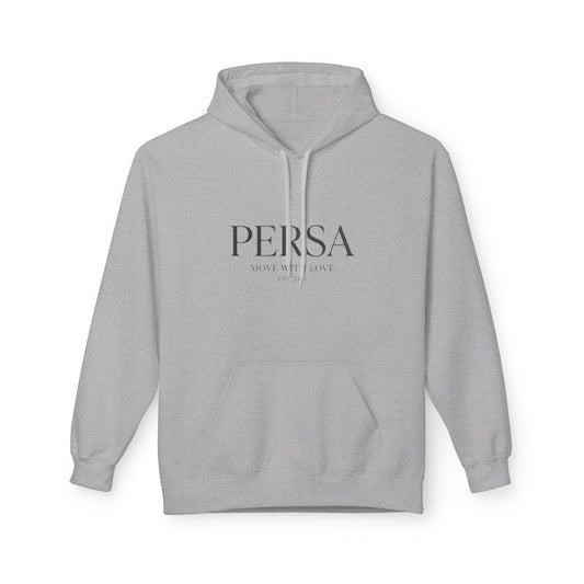 Persa Heart Logo Hoodie — Minimal Monogram Pullover