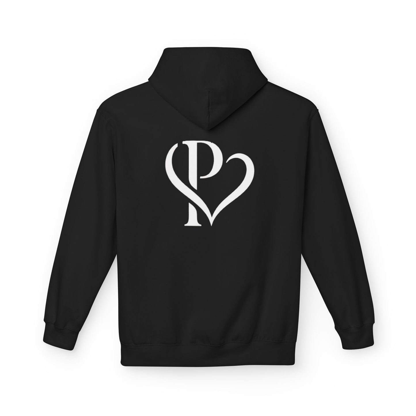 Persa Heart Logo Hoodie — Minimal Monogram Pullover