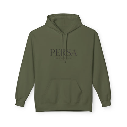 Persa Heart Logo Hoodie — Minimal Monogram Pullover