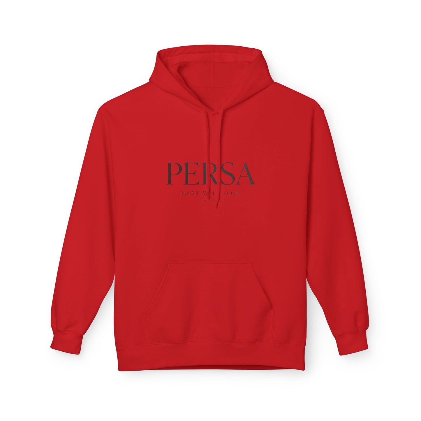 Persa Heart Logo Hoodie — Minimal Monogram Pullover