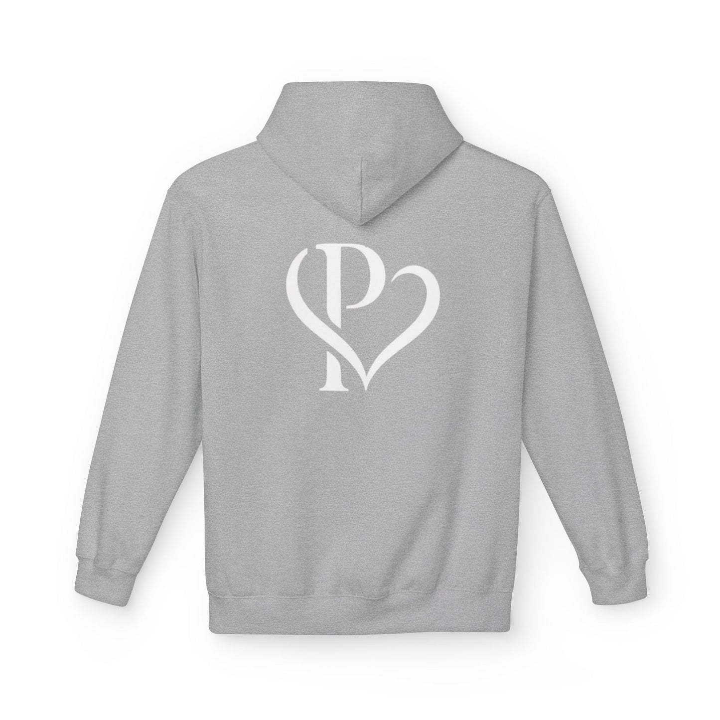 Persa Heart Logo Hoodie — Minimal Monogram Pullover